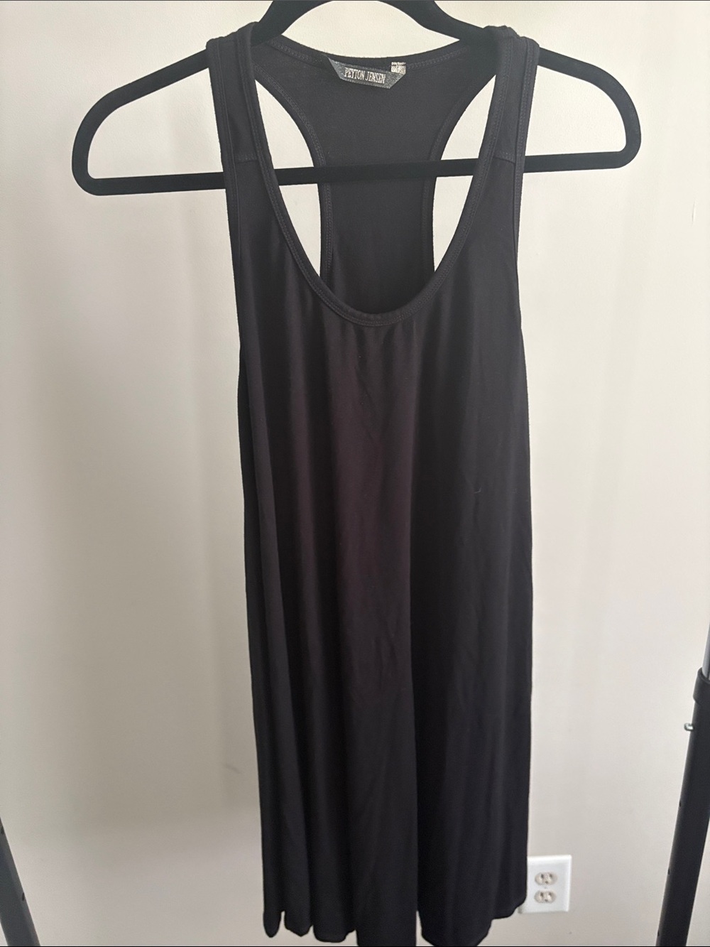 Patron of the Moon Black Racerback Mini Dress